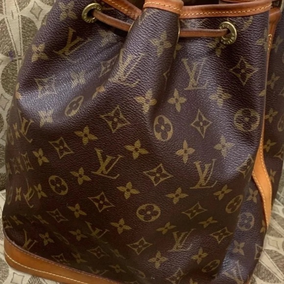 Authentic Vintage Louis Vuitton Noe Shoulder Bag. Beautiful dark  Patina - Picture 2 of 10